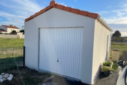 Garage en Béton enduit